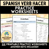 Spanish Verb HACER - Practice Worksheets