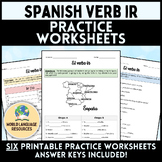 Spanish Verb IR - Practice Worksheets