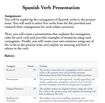 how to say assignment in spanish