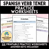 Spanish Verb TENER - Practice Worksheets