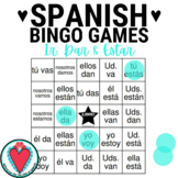 Spanish Verbs Bingo Game Grammar - Present Tense Verbs Act