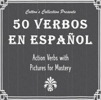 Preview of Spanish Verbs Picture Matching