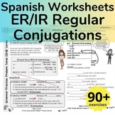 Spanish Regular ER & IR Verb Present Tense Conjugations Pr