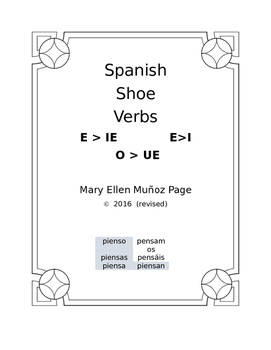Preview of Spanish Verbs that change O>UE, E>IE, and E>I  (revised)