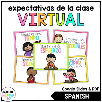 Preview of Spanish Virtual Meeting Expectations | Distance Learning