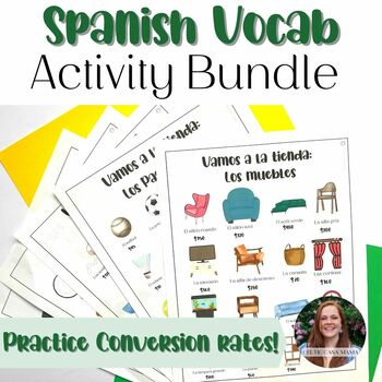 Preview of Spanish Vocabulary Activity Bundle