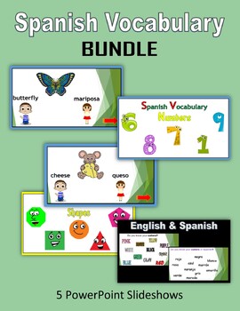 Preview of Spanish Vocabulary BUNDLE