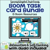 Spanish Vocabulary Bundle of Digital Boom Task Cards Activ