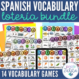 Spanish Vocabulary Game Bundle - 14 Lotería Resources