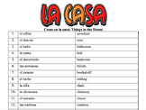 Spanish Vocabulary: La casa (40 words)