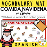 Spanish Vocabulary Mat - Comida de Navidad - Spanish Chris