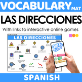 Spanish Vocabulary Mat - Direcciones En La Ciudad - Slides