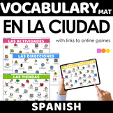 Spanish Vocabulary Mat Mini Bundle - Mi Ciudad / My City i