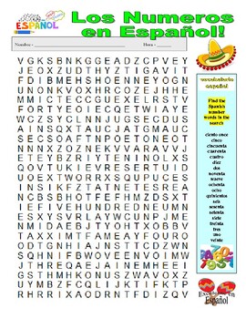 Semejanza Untado engranaje Spanish Vocabulary - NUMBERS (2 Puzzles) by Excelente en Espanol