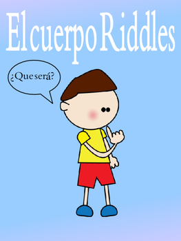 Spanish Vocabulary - el cuerpo riddles by Raki's Rad Language Resources