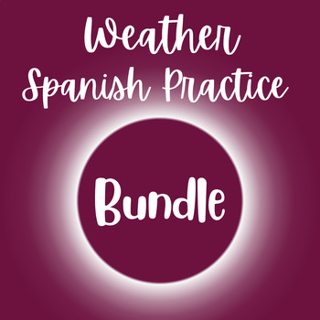 Preview of Spanish - Weather Bundle