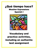 Spanish Weather Expressions: Vocabulary, Practice, and Aut