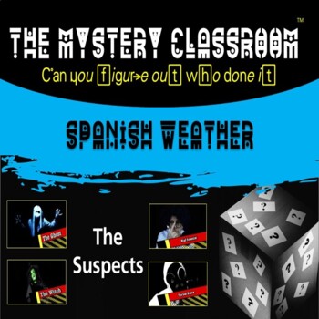 Preview of Spanish: Weather (Middle - High School) | Mystery Classroom (Distance Learning)