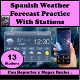 Spanish Weather Practice 13 Stations Real Weather Forecast Data El Tiempo