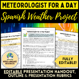 Spanish Weather Project - Meteorologist for a Day (El tiempo)