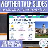 Preview of Spanish Weather in Spanish Speaking Countries Weather Talk - Weather in Spanish