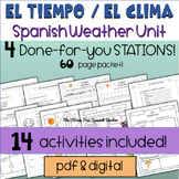 Spanish Weather Tiempo Clima UNIT Differentiated Instructi
