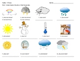 Spanish Weather Worksheet