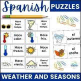 Spanish Weather and Seasons Puzzles