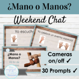 Spanish Preterite Activity | Weekend Chat Mano o Manos