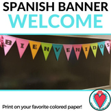 Spanish Bienvenidos Welcome Banner - Spanish Classroom Dec