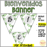 Spanish Welcome Bienvenidos Banner decoración aula cartel