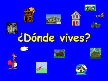 Spanish Teaching Resources Where You Live Kinds Of Home Powerpoint By Lovemfl