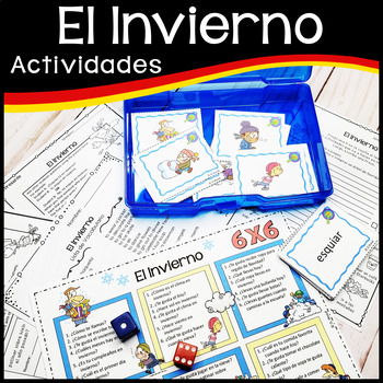Preview of Spanish Winter Activities - El Invierno - Spanish After Winter Break