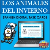 Spanish Winter Animals BOOM CARDS: LOS ANIMALES DEL INVIERNO