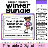 Spanish Winter Invierno Readers & Activities Bundle Print 