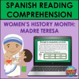 Spanish Women's History Month Reading Comprehension: Madre
