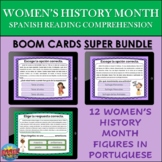 Spanish Women's History Reading Comprehension BOOM CARDS S