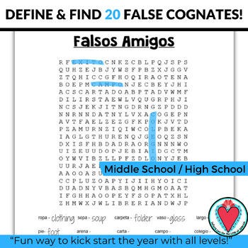 Falsos Cognatos (False Friends) – Practice Languages Online