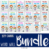 Spanish Word Wall Cards {BUNDLE} 425 Word Cards