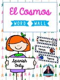 Spanish Word Wall Cards {El Sistema Solar - Cosmos} ESPAÑOL