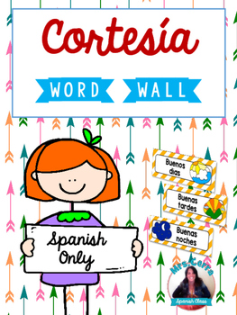 Preview of Spanish Word Wall Cards {Palabras de Cortesía} ESPAÑOL