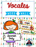 Spanish Word Wall Cards {Sonido Inicial Vocales} ESPAÑOL
