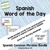 Spanish Word of the Day - Common Phrases Bundle