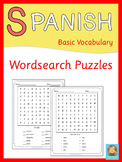 Spanish Word Search Puzzles