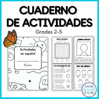 Preview of Spanish Workbook - Cuaderno de Actividades and Songs
