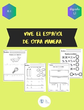 Preview of Spanish Workbook dígrafo Ll (Cuadernillo-Traza y escribe dígrafo Ll)