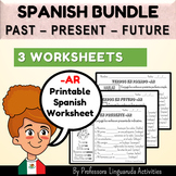 Spanish Worksheet Bundle -AR - Spanish Grammar Activities NO PREP