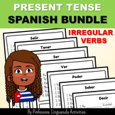 Spanish Worksheet Bundle for kids - Spanish Present Tense 