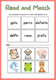 Spanish Worksheet for 2nd Grade, Multiplication, Read-and-