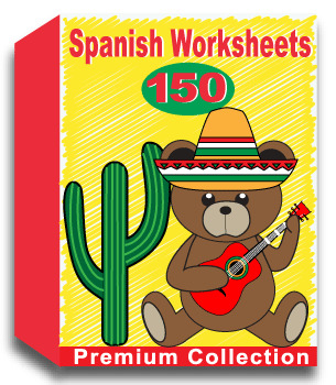Preview of Spanish Worksheets for Kindergarten (150 Worksheets) No Prep